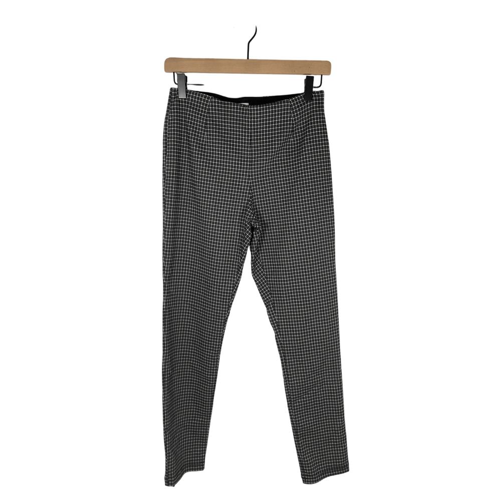 Calvin Klein Tapered Houndstooth Women's 8 Dress Pants Preppy Old Money Academic